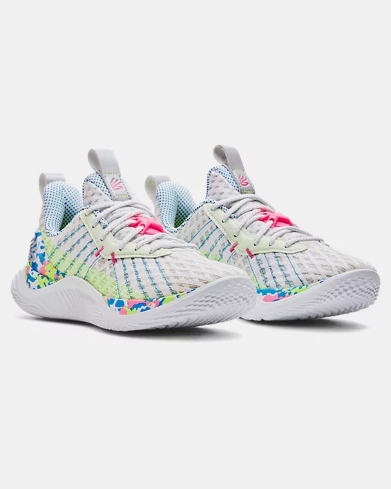 Grade School Curry Flow 10 Splash Party Basketballschuhe – Bild 4