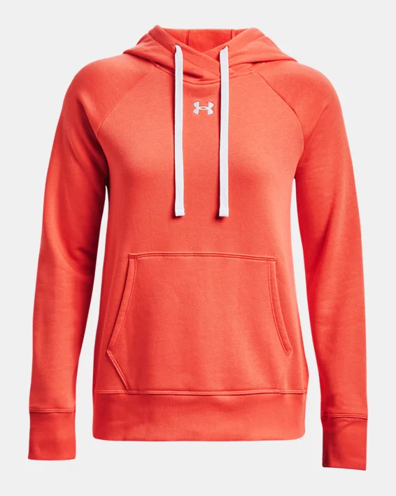 Damen UA Rival Fleece HB Hoodie – Bild 5