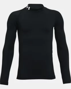 Jungen ColdGear® Armour Langarm-Oberteil Mit Stehkragen