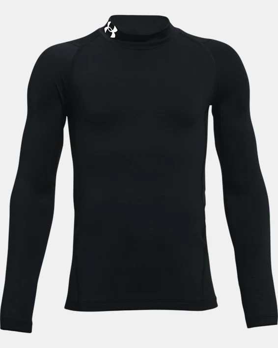 Jungen ColdGear® Armour Langarm-Oberteil Mit Stehkragen