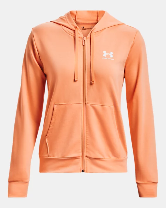 Damen UA Rival Terry Full-Zip-Hoodie – Bild 5