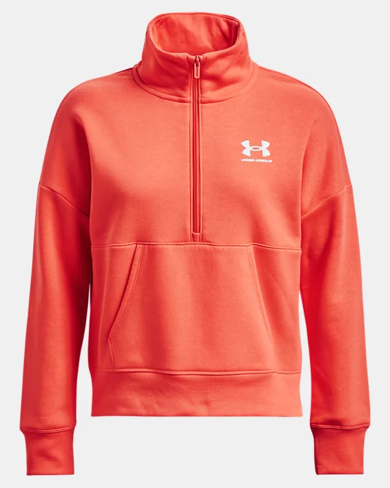 UA Rival Fleece Mit ½ Zip Für Damen – Bild 5