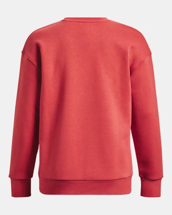 Damen UA Essential Fleece Oberteil Mit Rundhalsausschnitt – Bild 6