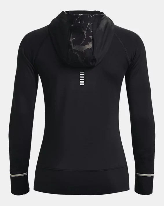 Damen UA OutRun The Cold ½-Zip-Jacke Mit Kapuze – Bild 8