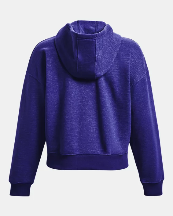 Damen UA Recovery Fleece Hoodie Mit Schriftzug – Bild 6