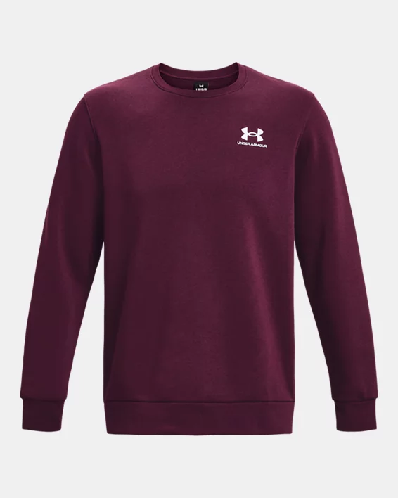 Herren UA Essential Fleece Oberteil Mit Rundhalsausschnitt – Bild 5