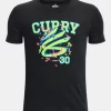 Jungen Curry Logo Kurzarm-Oberteil