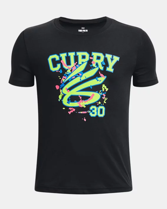 Jungen Curry Logo Kurzarm-Oberteil