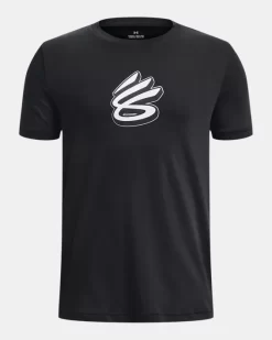 Curry Drop Shadow Kurzarm-Oberteil Für Jungen