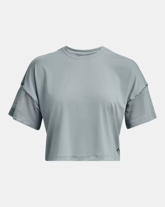 UA RUSH™ Vent Crop Kurzarm-Oberteil Für Damen – Bild 5