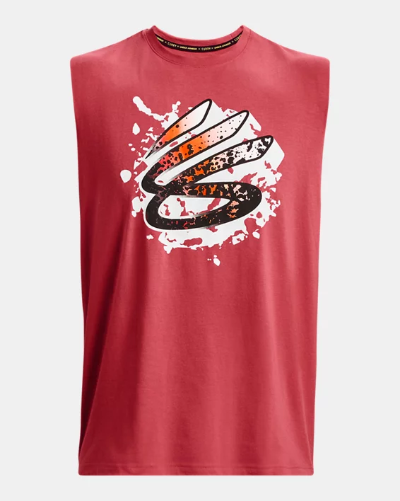 Curry ärmelloses T-Shirt Für Herren – Bild 5