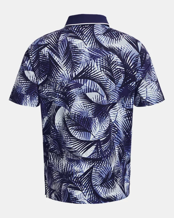 UA Iso-Chill Graphic Palm Poloshirt Für Herren – Bild 8