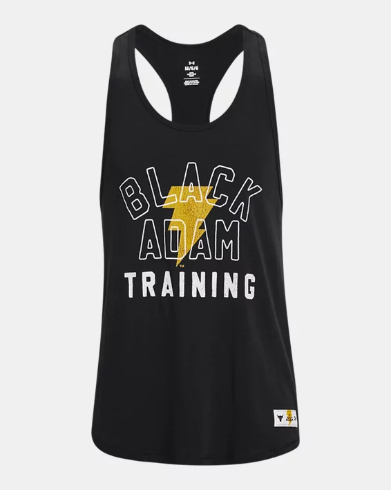 Project Rock Black Adam Tanktop Für Herren – Bild 6