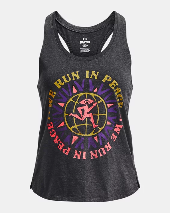 UA Run In Peace Tanktop Für Damen – Bild 5