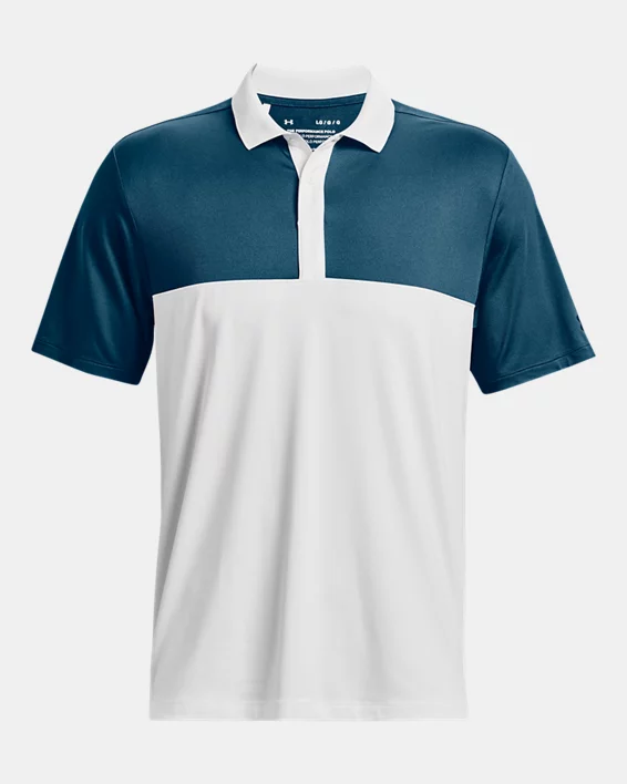 UA Performance 3.0 Crestable Poloshirt In Blockfarben Für Herren – Bild 5