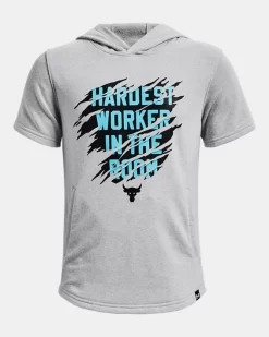 Project Rock Kurzarm-Hoodie Für Jungen