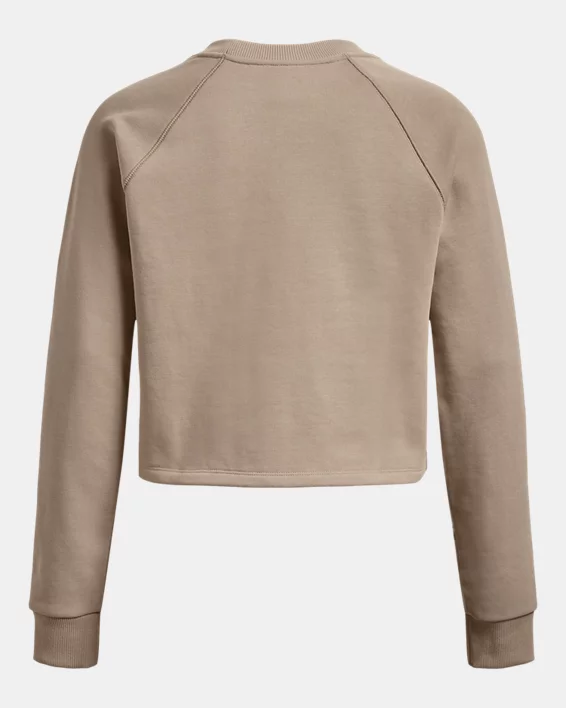 UA Terry Crop Langarm-Oberteil Für Damen – Bild 6