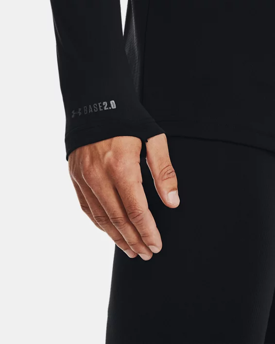 Herren UA Base 2.0 Shirt Mit Rundhalsausschnitt – Bild 4
