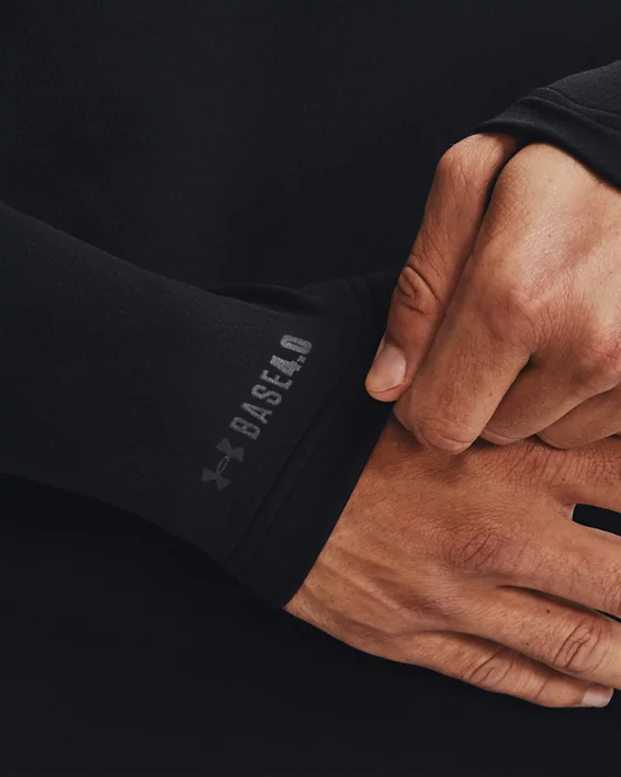 Herren UA Base 4.0 Shirt Mit Rundhalsausschnitt – Bild 4
