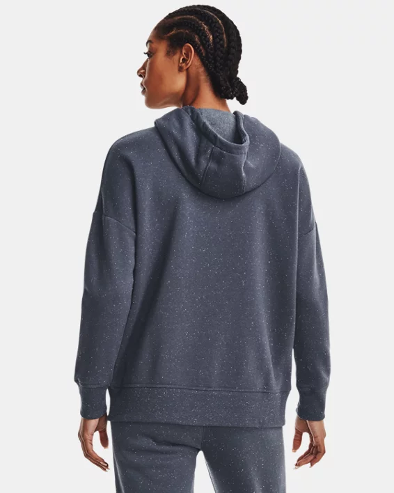 Damen UA Rival Fleece Hoodie Mit Durchgehendem Zip – Bild 2