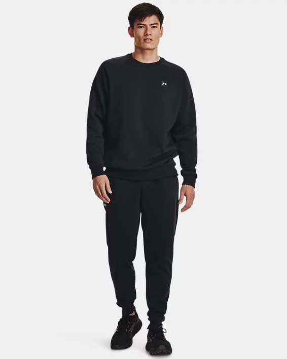 Herren UA Rival Fleece Crew – Bild 3