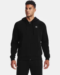 Herren UA Rival Fleece Hoodie Mit Durchgehendem Zip