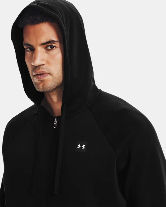 Herren UA Rival Fleece Hoodie Mit Durchgehendem Zip – Bild 4