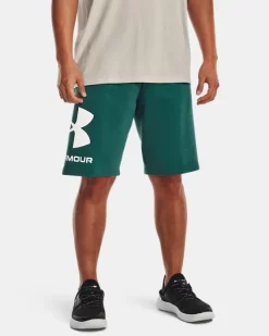 Herren UA Rival Fleece Big Logo Shorts