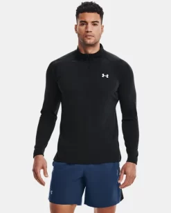 Herren UA Streaker Run Oberteil Mit ½ Zip