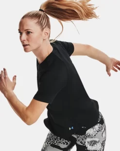 Damen UA RUSH⢠Oberteil, Kurzärmlig