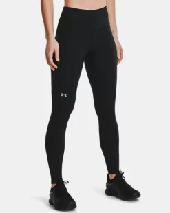 Damen UA RUSH™ Leggings Mit No-Slip-Bund, Volle Länge