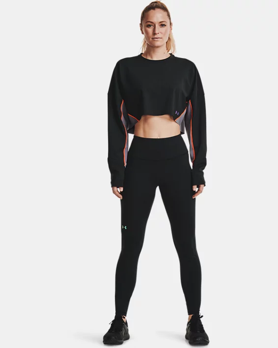 Damen UA RUSH™ Leggings Mit No-Slip-Bund, Volle Länge – Bild 3