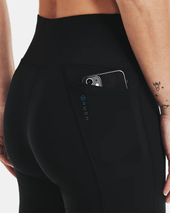 Damen UA RUSH™ Leggings Mit No-Slip-Bund, Volle Länge – Bild 5