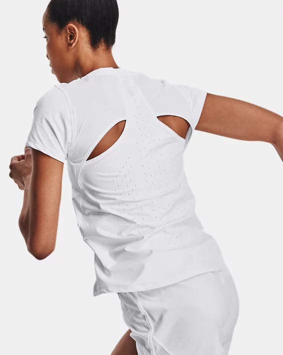 Damen UA Iso-Chill 200 Laser T-Shirt – Bild 2