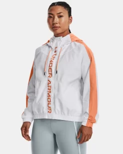 Damen UA RUSH™ Jacke Aus Webstoff Mit Durchgehendem Zip