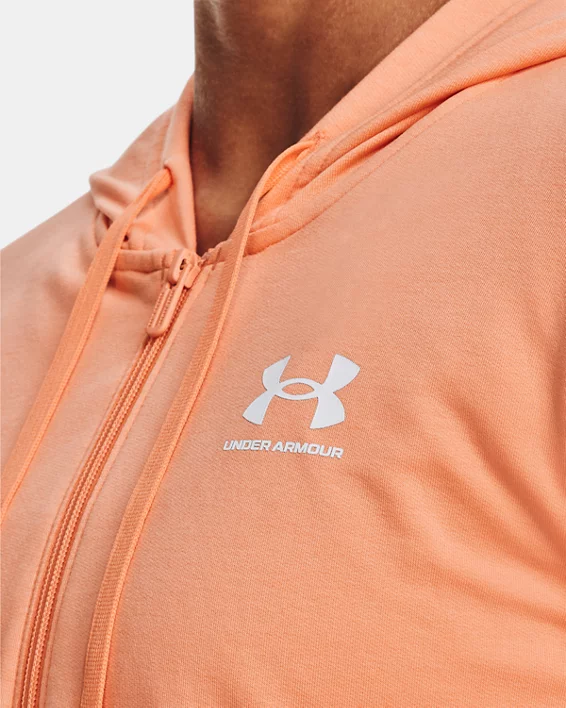 Damen UA Rival Terry Full-Zip-Hoodie – Bild 4