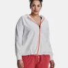 Damen UA Jacke Aus Webstoff Mit Durchgehendem Zip