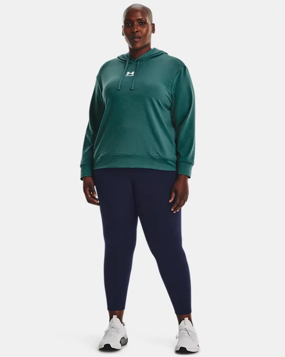 Damen UA Rival Hoodie Aus French Terry – Bild 3