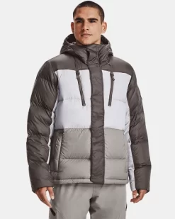 Herren ColdGear® Infrared Daunenjacke Im Blockfarben-Design