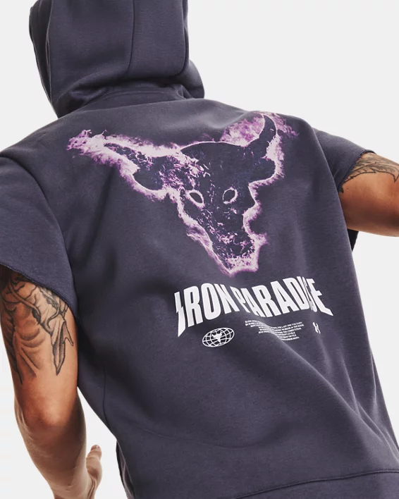 Herren Project Rock Rival Fleece-Hoodie Mit Kappe – Bild 5