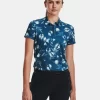 Damen UA Zinger Blur Poloshirt, ärmellos
