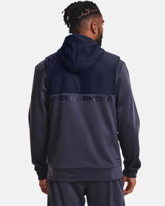 Herren Armour Fleece® Storm Bodywarmer Mit Kapuze – Bild 2