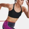 Damen UA Infinity High Zip Sport-BH