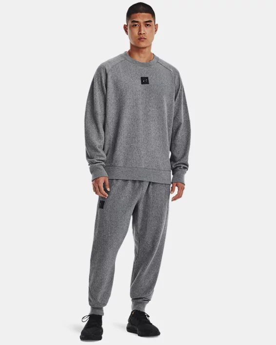 Herren UA Ottoman Fleece-Oberteil Mit Rundhalsausschnitt – Bild 3