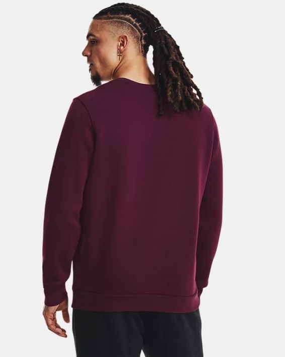 Herren UA Essential Fleece Oberteil Mit Rundhalsausschnitt – Bild 2