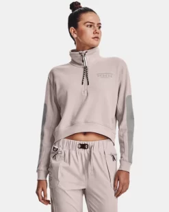 Damen UA Run Trail Crop ½ Zip