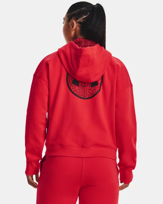 Damen UA Terry-Oberteil Mit Durchgehendem Zip – Bild 2