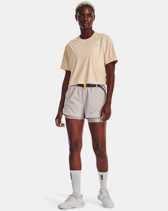 Damen UA Terrain 2-in-1-Shorts – Bild 3