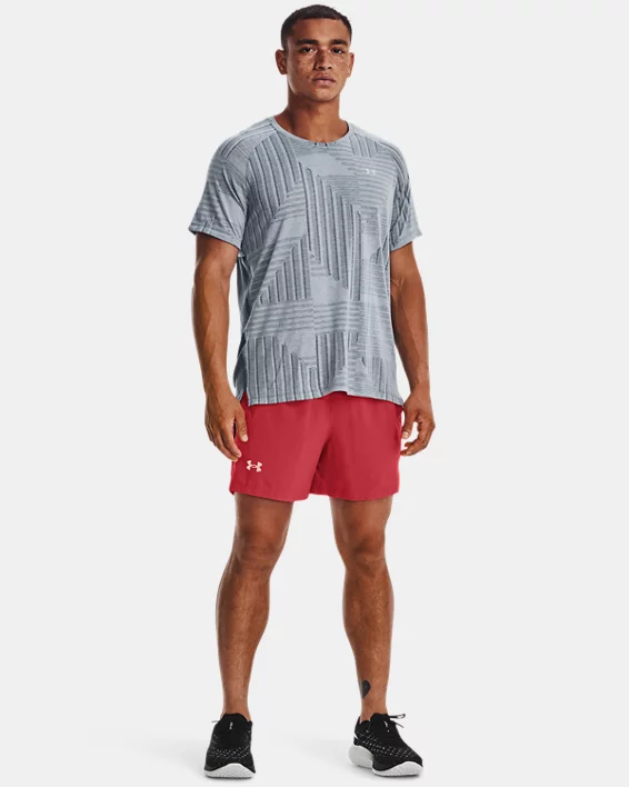 UA Streaker Deco Diamond Kurzarm-Oberteil Für Herren – Bild 3