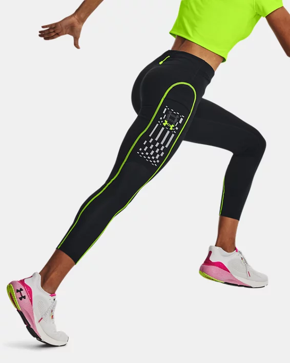 Damen UA Run Anywhere Tights, Knöchellang